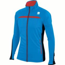 Jacka Sportful Engadin Wind Jacket blå-svart
